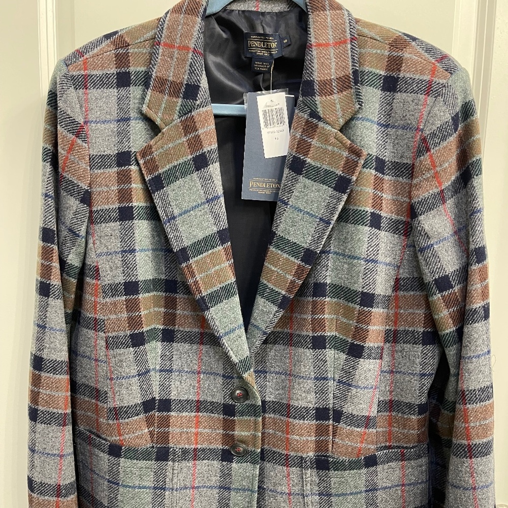 Pendleton wool blazer